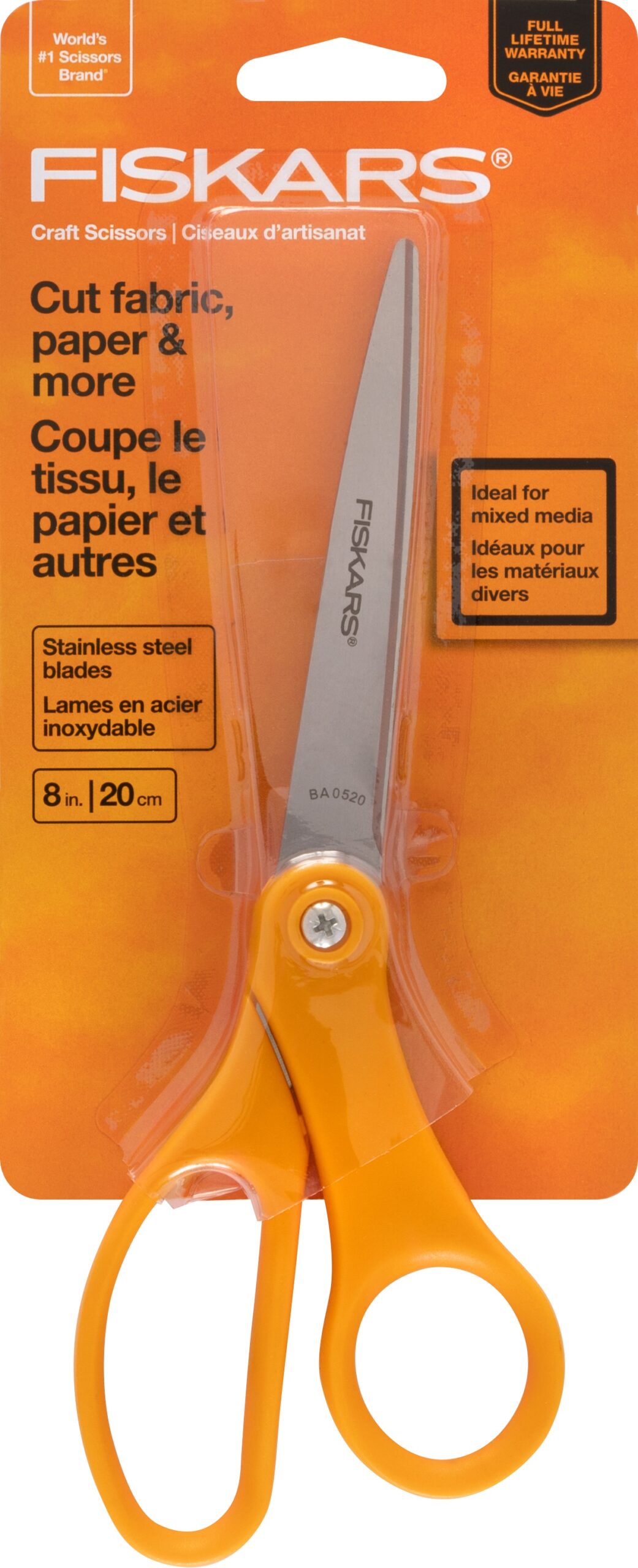 Fiskars Multi-purposed Straight Scissors 8"
