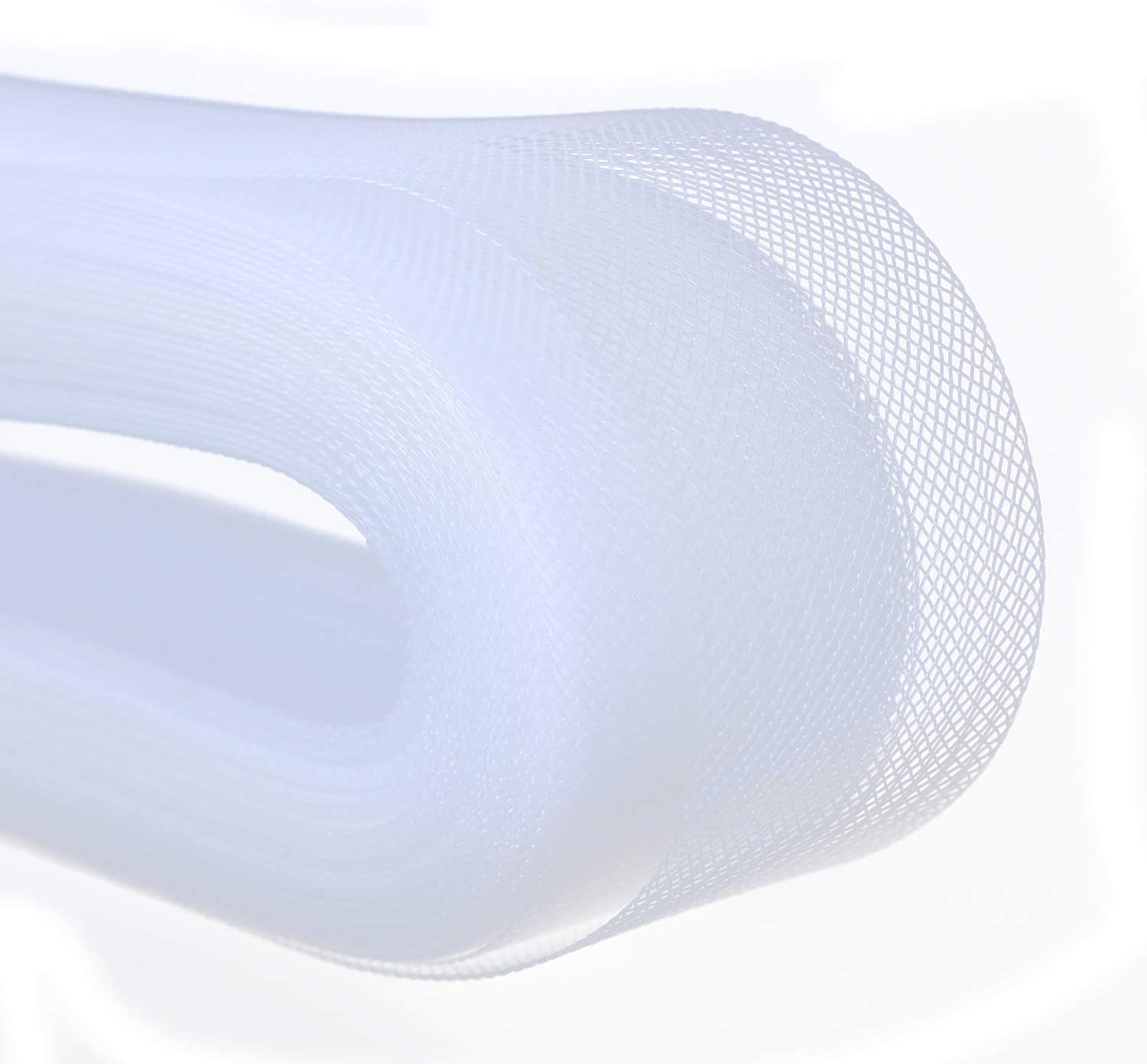 Heavy/Stiff Horsehair Braid  2"- White