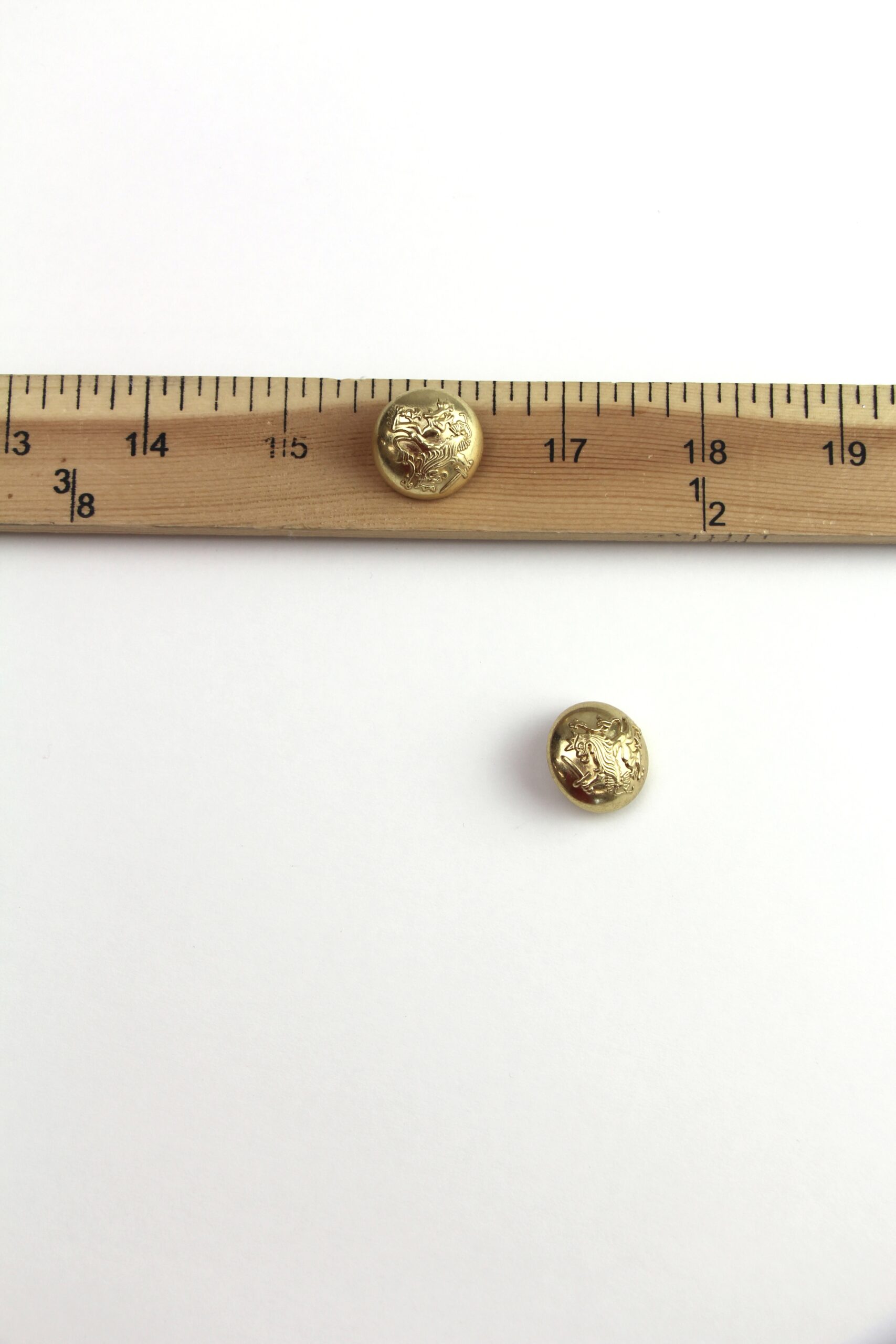 Gold Dragon Button 1"