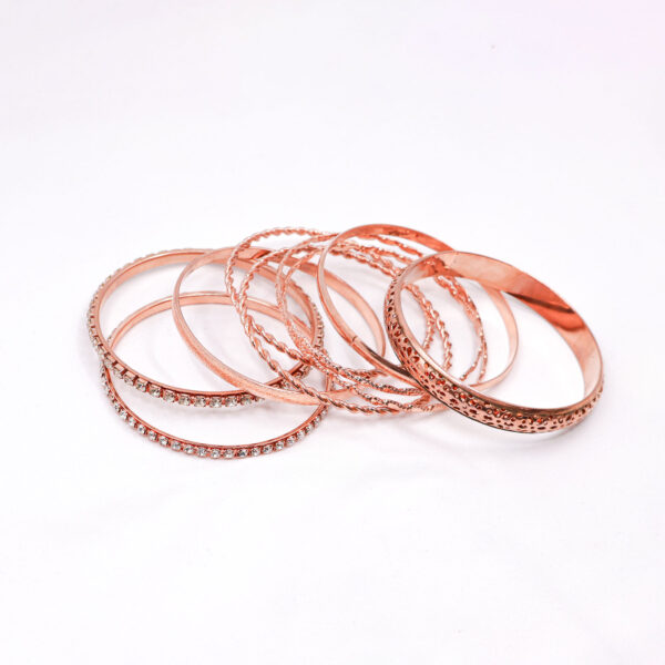 Rose Gold Bangle Set