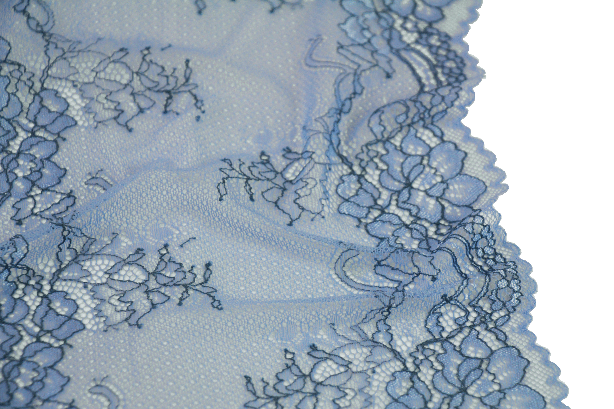 Bright Slate Blue Lace