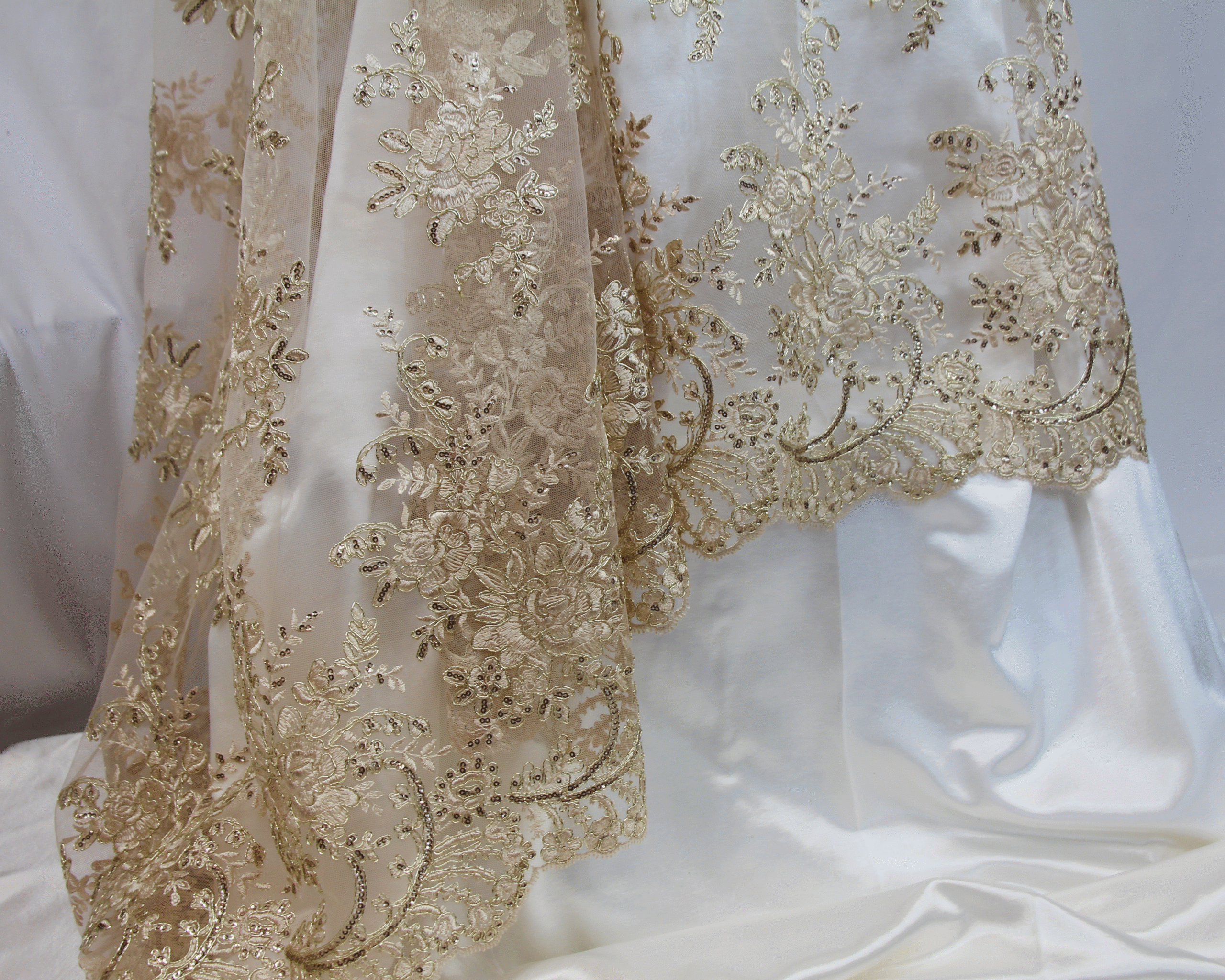 Gold Wedding Lace