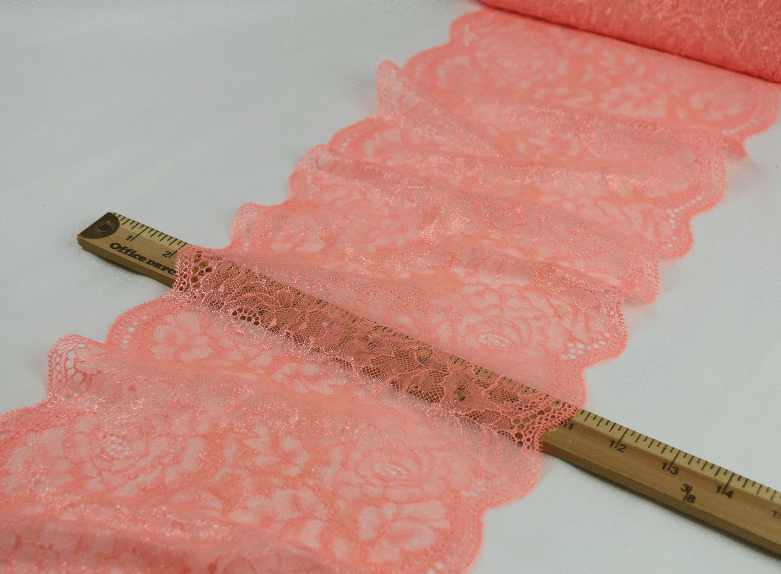Neon Peach Lace