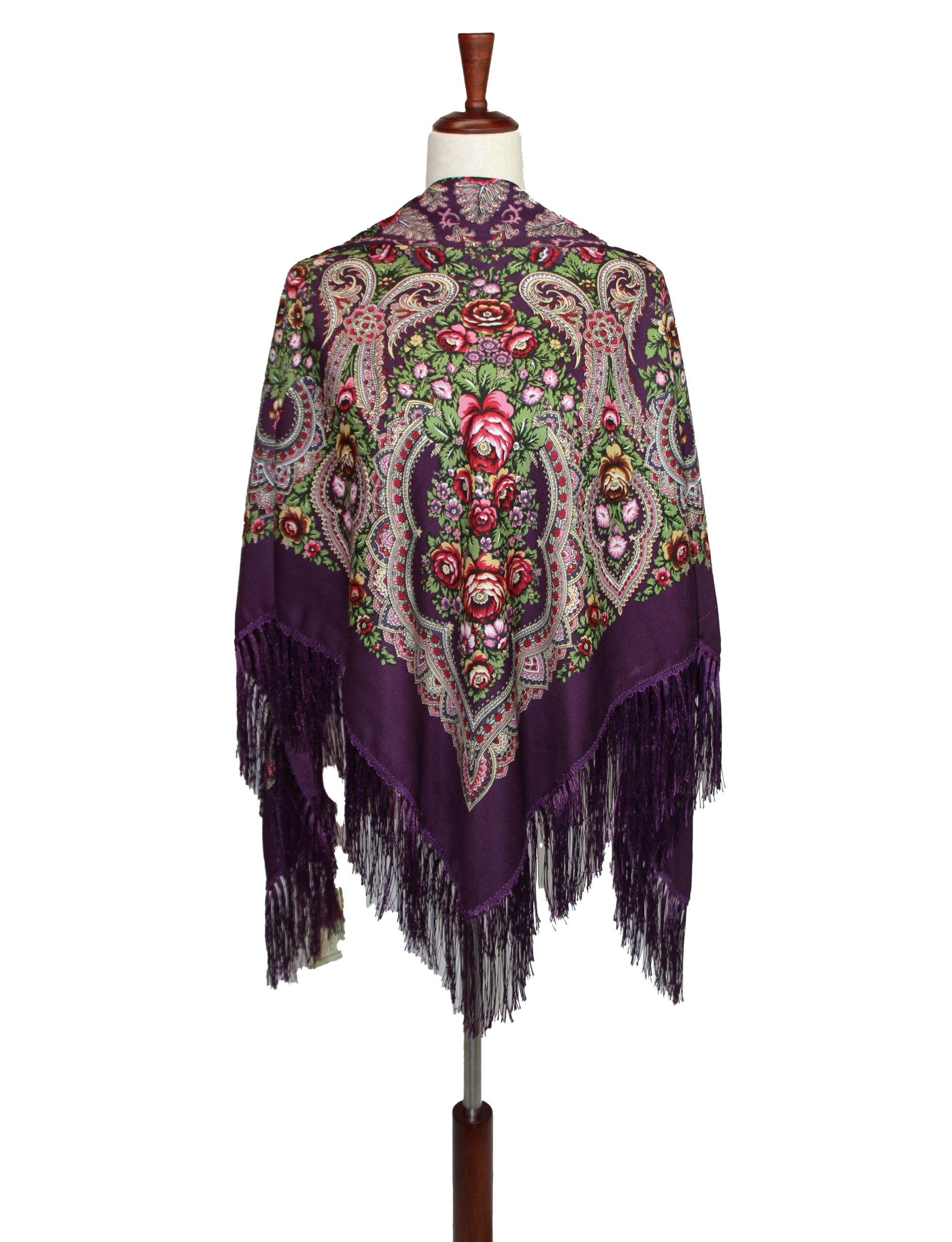 Russian Shawl - Plum