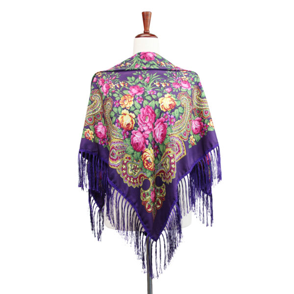 Russian Shawl - Plum