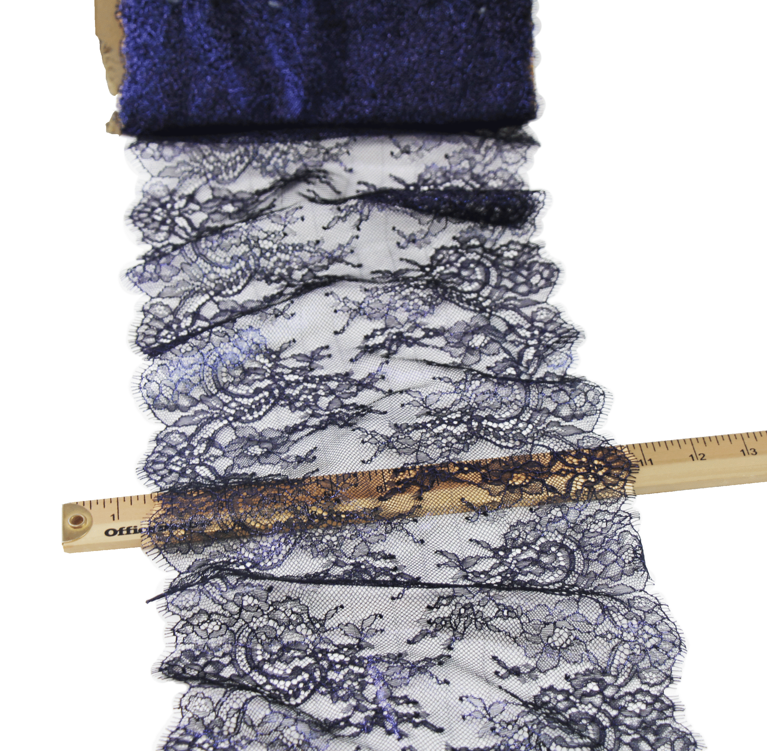 Shiny Brite Navy lace