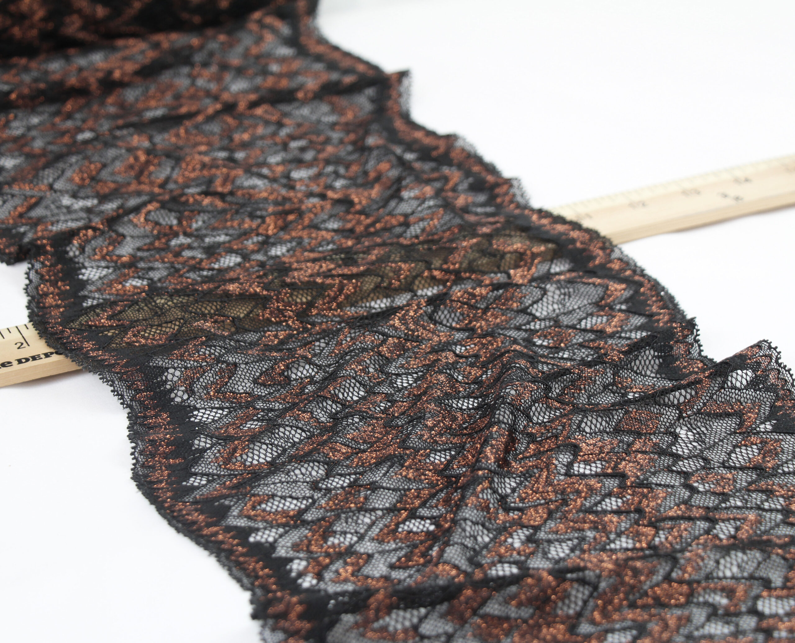 Shiny Copper Scale Lace