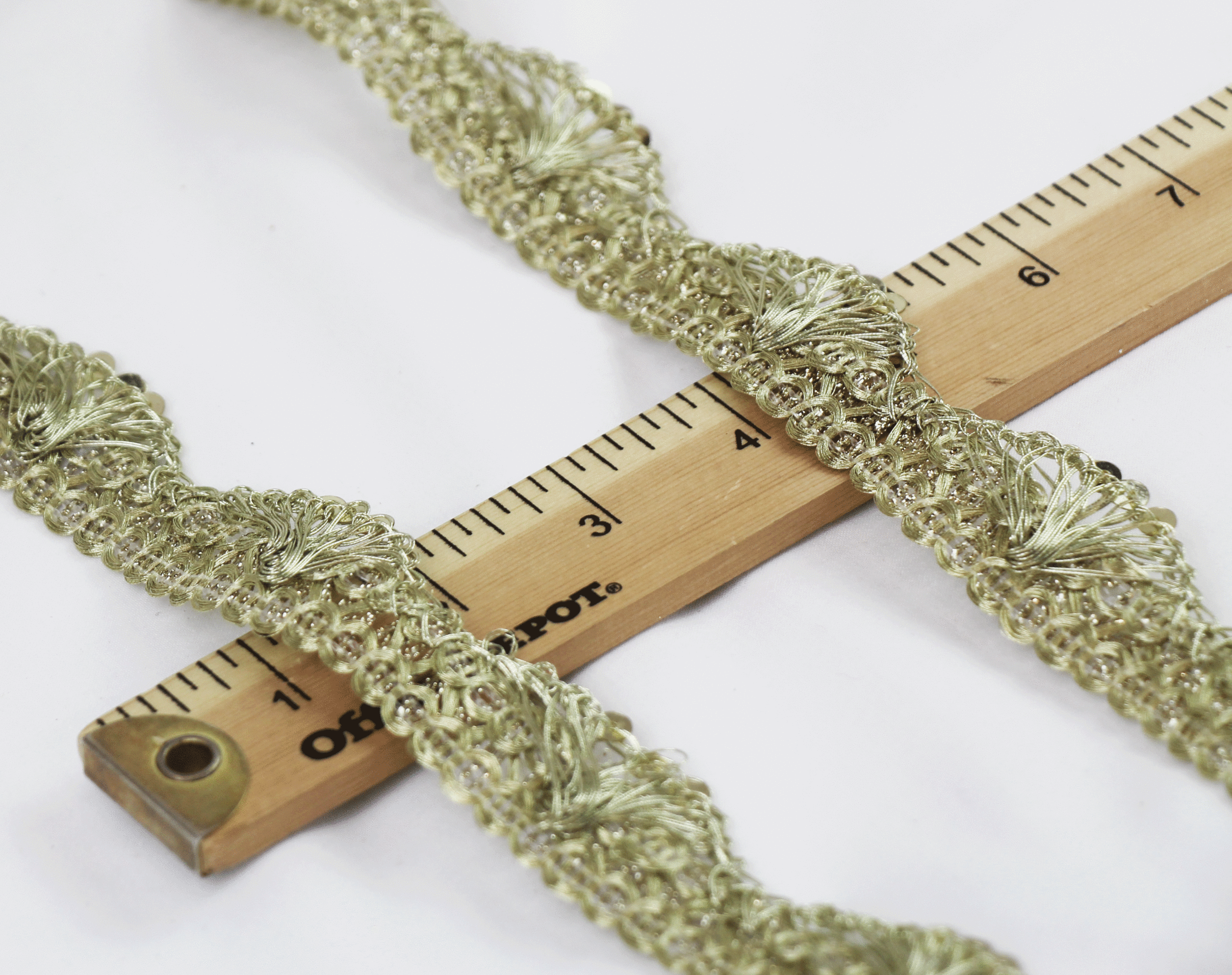 Shiny Cornsilk Island Lace