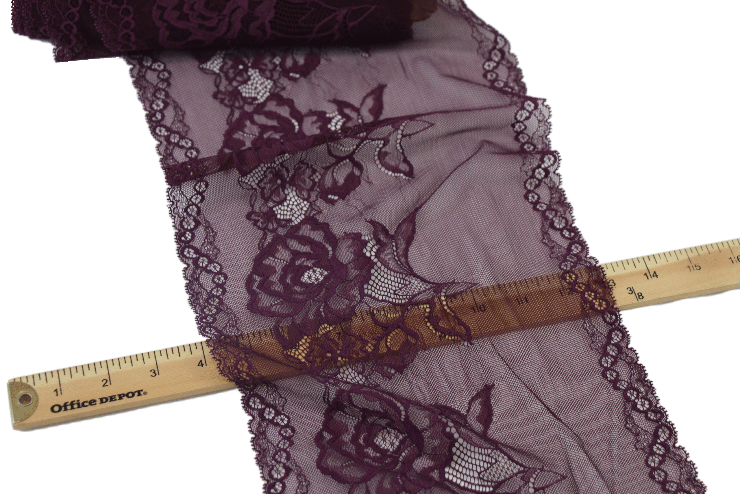 Wine Lace with Roses