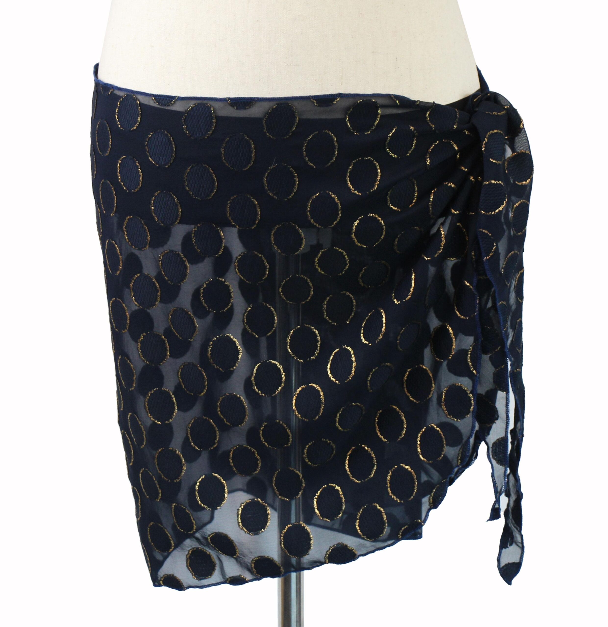 Navy Textured Sarong