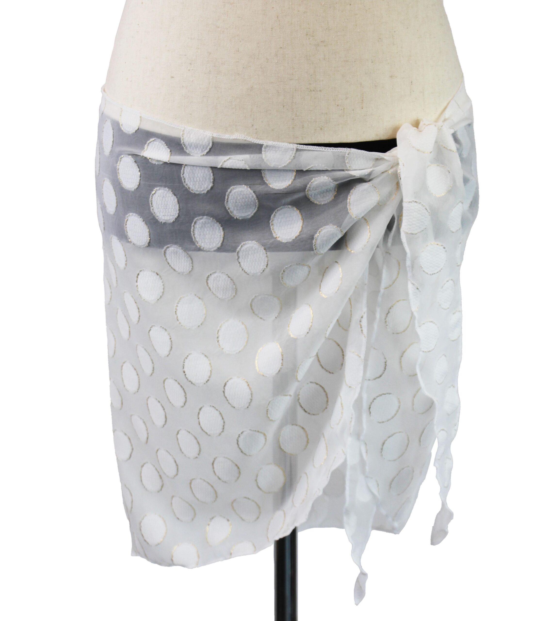 White Textured Sarong