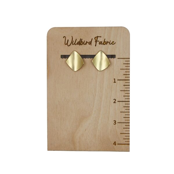 Gold Chip Studs