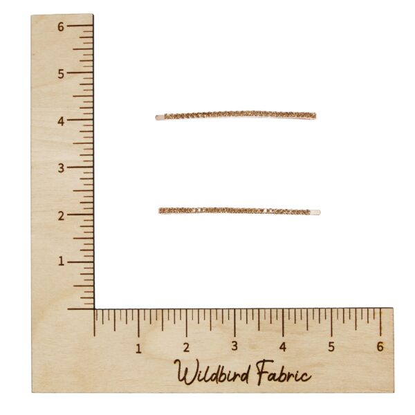 Rhinestone Clips - Rose Gold & Taupe