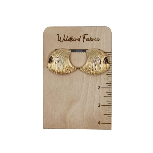 Gold Wave Earrings