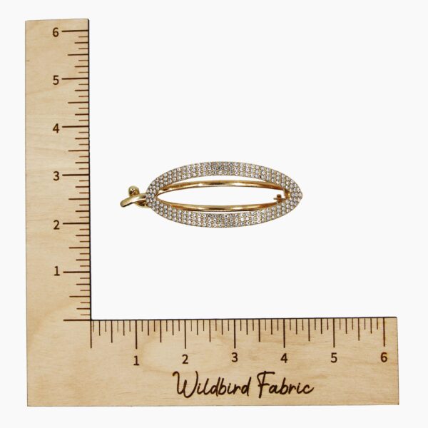 Rhinestone Pony Tail Clip - Large