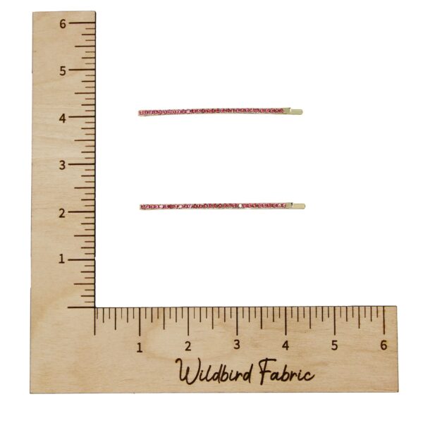 Rhinestone Clips - Gold & Pink