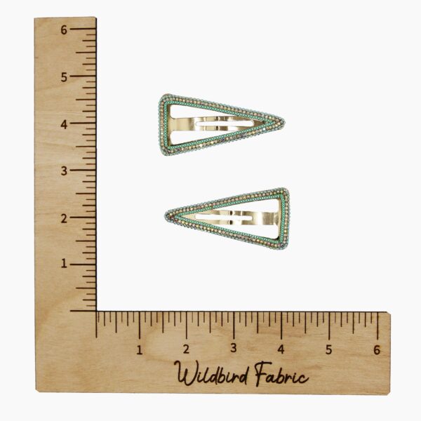 Mint Triangle Clips