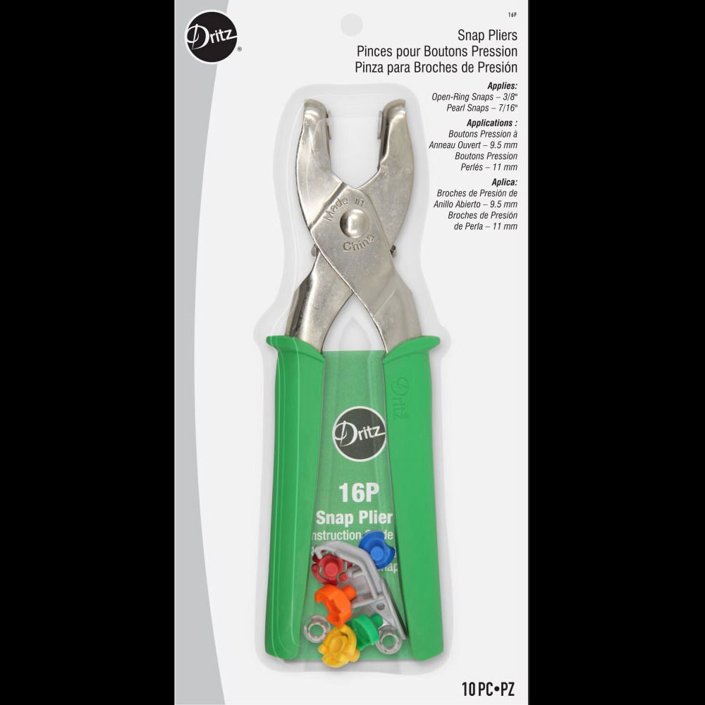 Dritz Snap Fastener Pliers For 3/8" & 7/16" Snaps