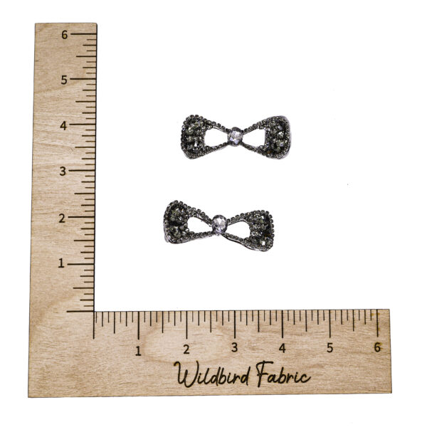 Charcoal Bow Clips