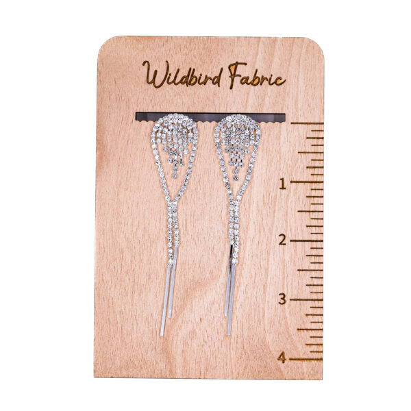 Rhinestone Drop Earrings