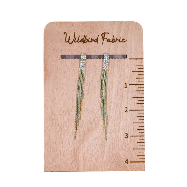 Rectangle Tassel Earrings