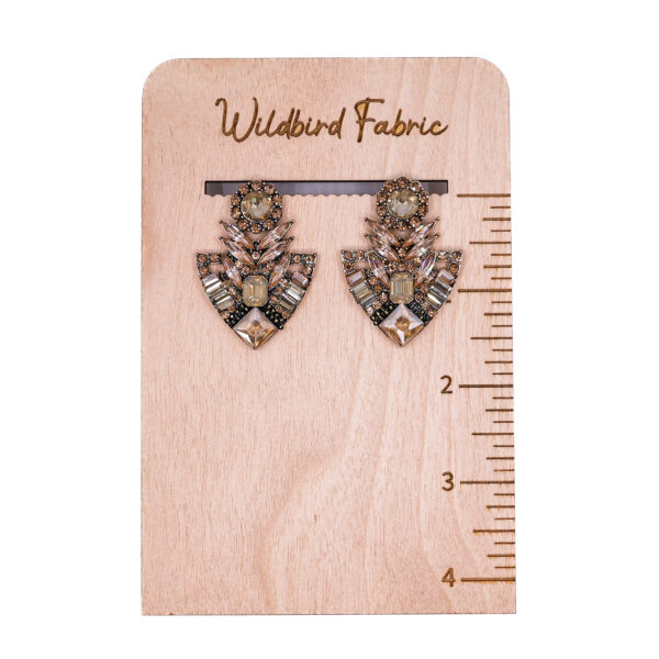 Bronze Geo Aztec Studs