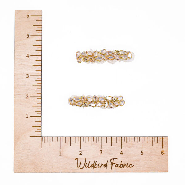 Gold Cloud Jewel Clips
