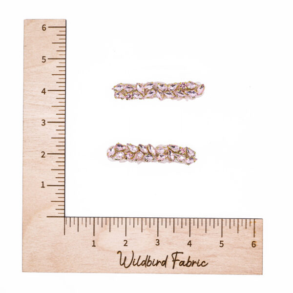 Light Pink Cloud Jewel Clips