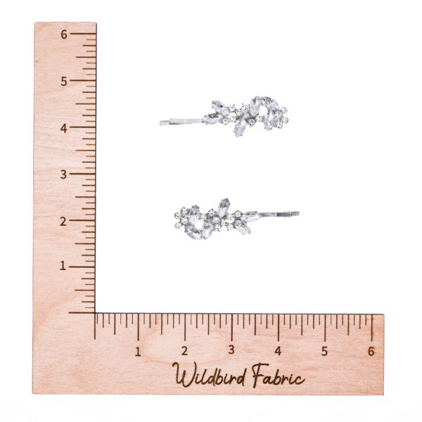 Silver Mini Jewel Branch Clips