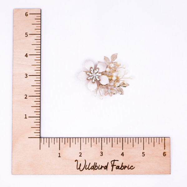 Mauve Morning Floral Clip