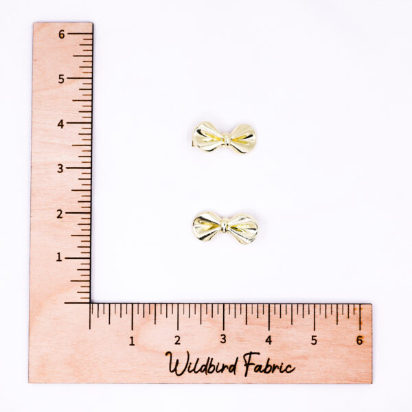Gold Metal Bow Clips
