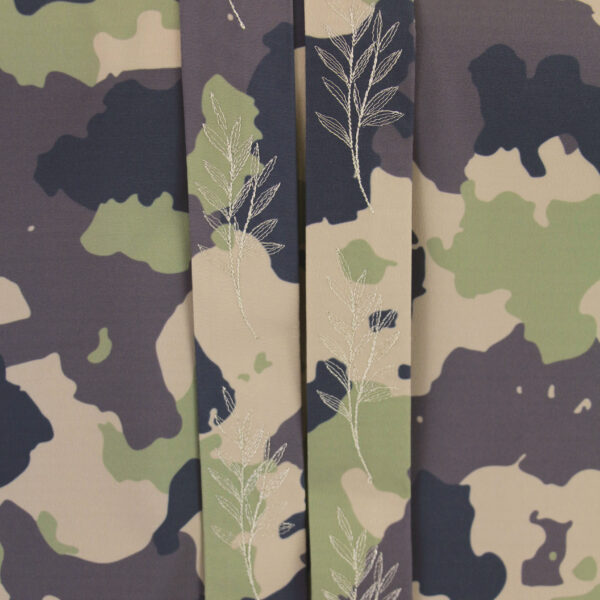 Camouflage Army Embroidery - Willow