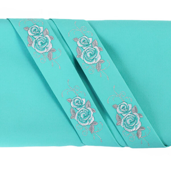 Aqua Embroidery - Rose 10