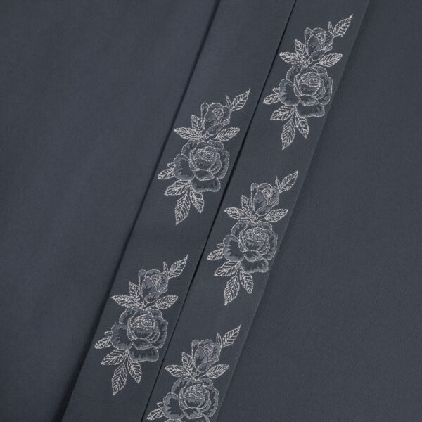 Naval Embroidery - Rose 8 Silver