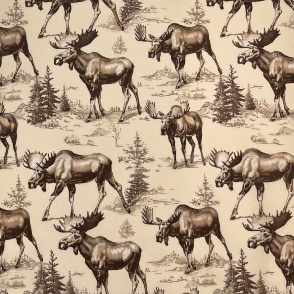 Golden Moose Print