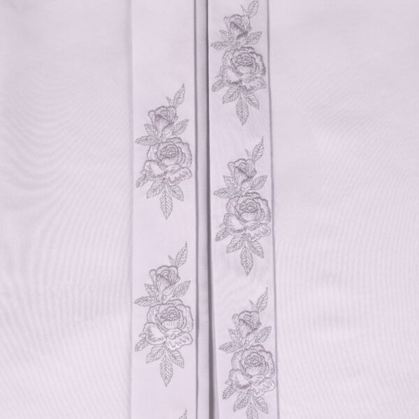 Light Lilac Embroidery - Rose 8