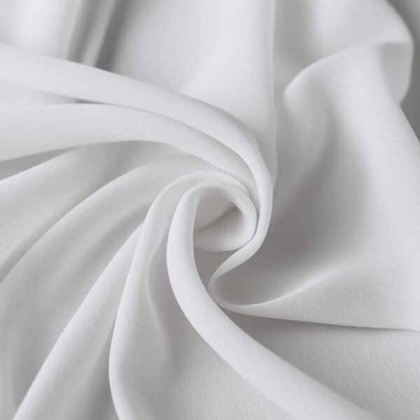 White Bubble Chiffon